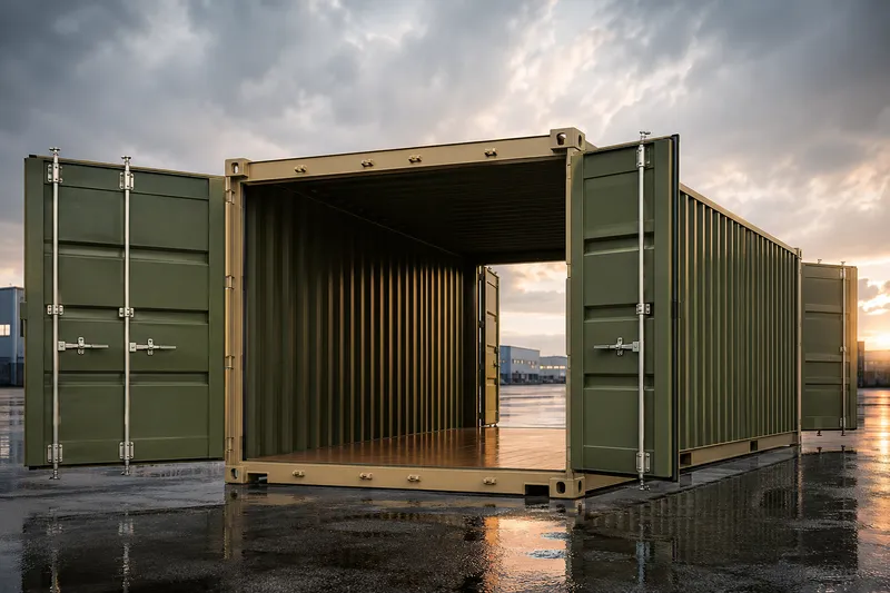 20 ft DC Double Door Container