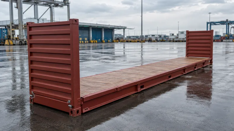 40 ft Flat Rack Container