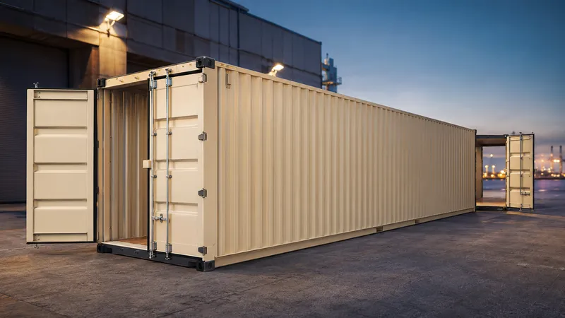 40 ft HC Double Door Container